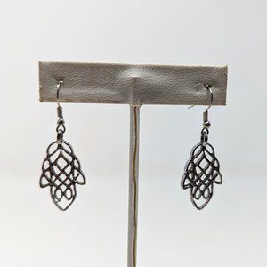 New Silver-Toned Celtic Style Earrings